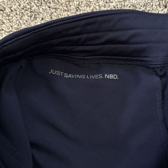 FIGS Zamora 2.0 Jogger Scrub Pants Navy Blue W18SW2005 PO 3641 Size Medium - Picture 3 of 12